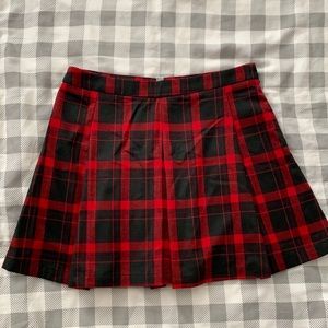 Ecoté plaid skirt